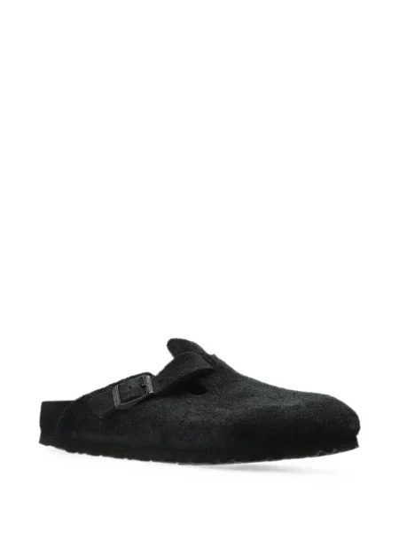 Saboți Birkenstock din piele negru