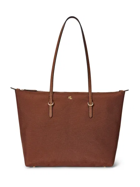Geantă shopper Lauren Ralph Lauren maro
