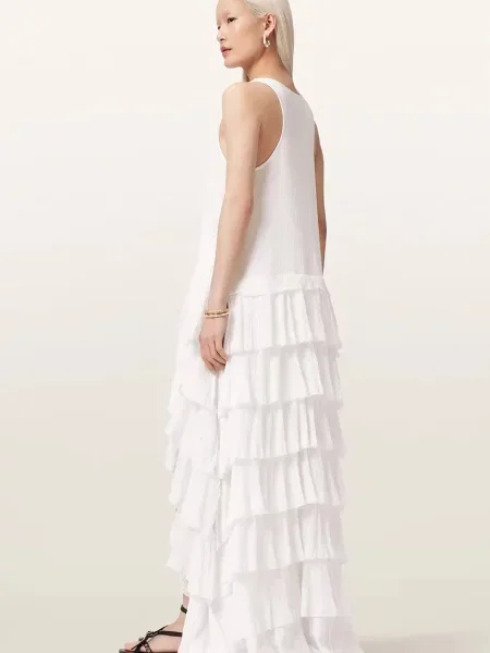 AllSaints rochie din CAVARLY alb