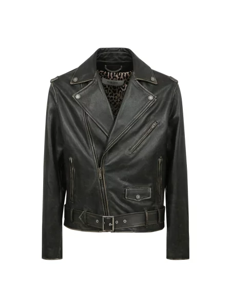 Szeroka bluza z kapturem Valentino Garavani z nadrukiem z nadrukiem zwierzęcym zielona