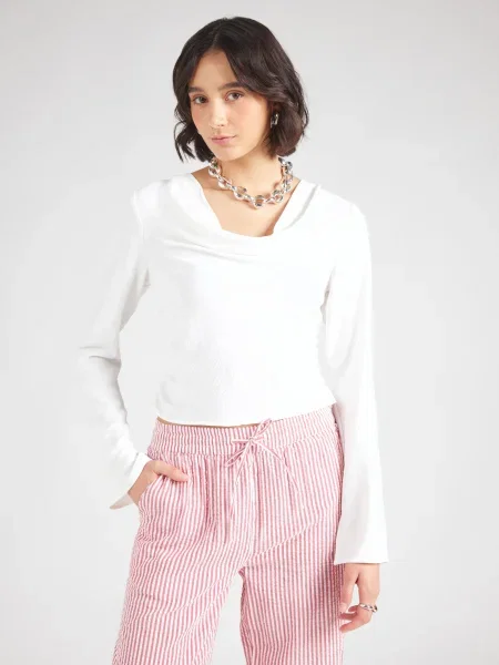 ONLY Tricou ONLMETTE' alb
