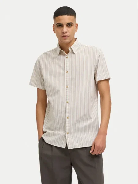 Jack&Jones Риза Joshua Comfort Fit бежов