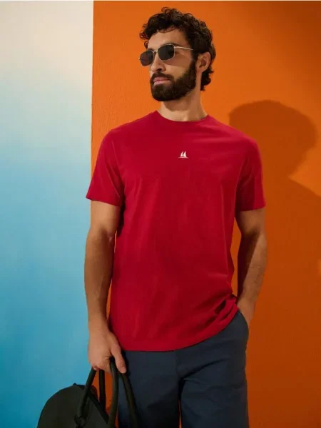 Sinsay koszulka czerwony