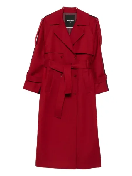 Trenci Patrizia Pepe de lână roșu