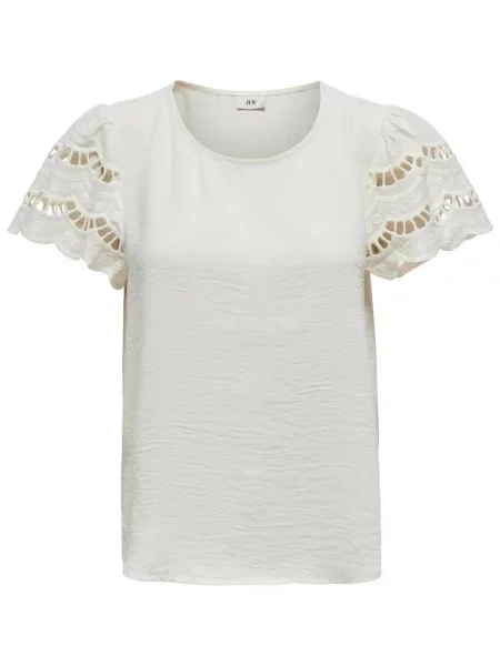 Koszulka Jacqueline De Yong z krótkim rękawem biała