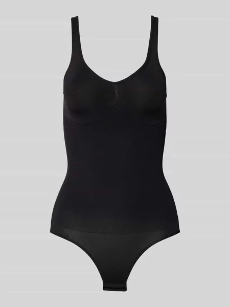 Body z dekoltem w łódkę model ‘SLIM BODY’ Magic Bodyfashion czarny