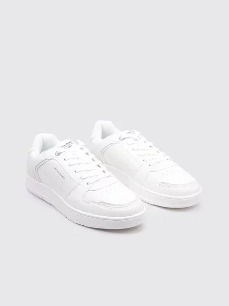 Sneakersy Pu Jack & Jones Ealing białe
