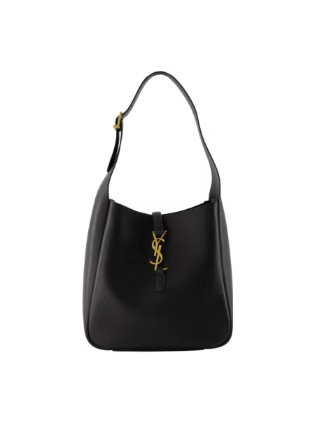 Mała torebka skórzana Saint Laurent skórzana czarna