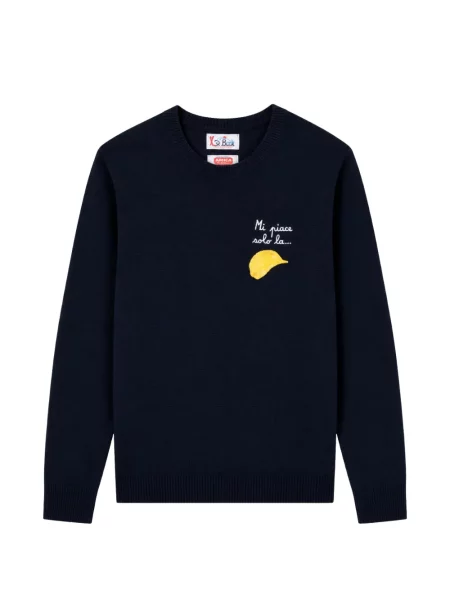 Hanorac crewneck Mc2 Saint Barth albastru