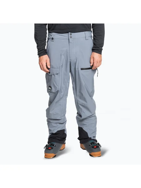 Мъжки панталони за сноуборд Quiksilver Utility flint stone синьо