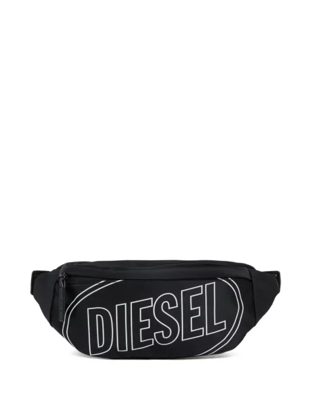 Pasek dziecięcy Diesel czarny