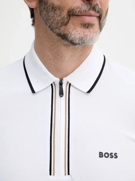 Поло Boss Green зеленое