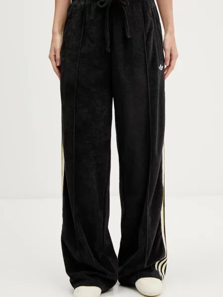 Adidas Originals pantaloni de trening Terry Towel Firebird negru