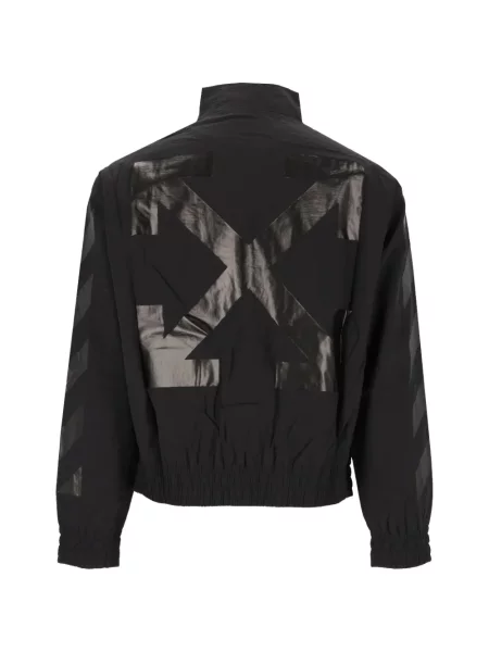 Lung geacă Off-white alb