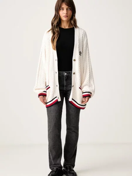 Tommy Jeans slim kavbojke črna