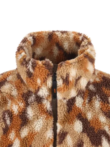 Geacă Napapijri din fleece maro
