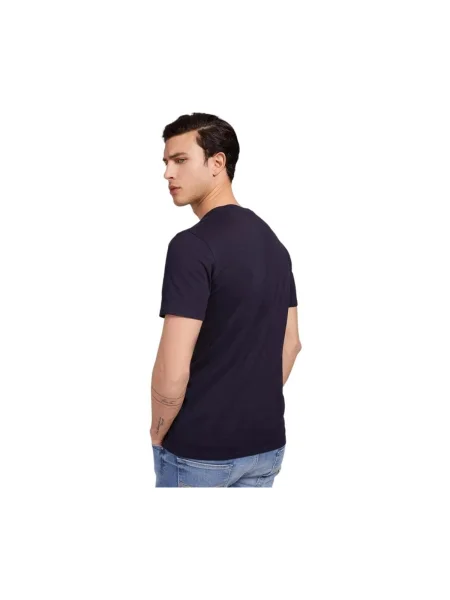 Guess Tricou Bleumarin negru
