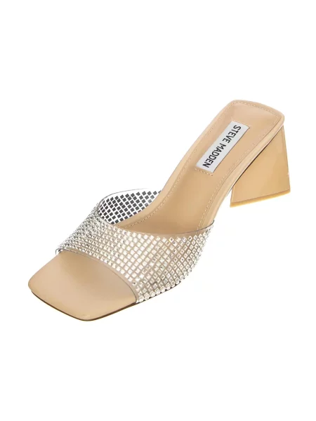 Klapki Steve Madden beżowe