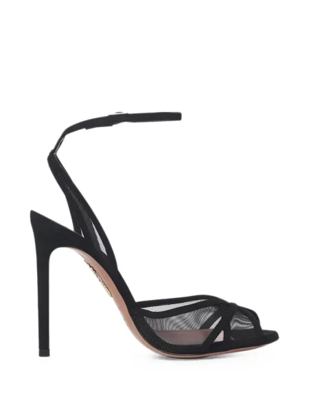 Sandale Aquazzura din piele de căprioară negru