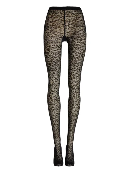 Dresuri Wolford cu model floral negru
