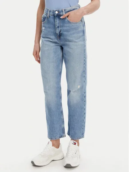 Tommy Jeans Jeansy Layla modrá