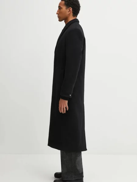 Шерстяное пальто Heliot Emil черное