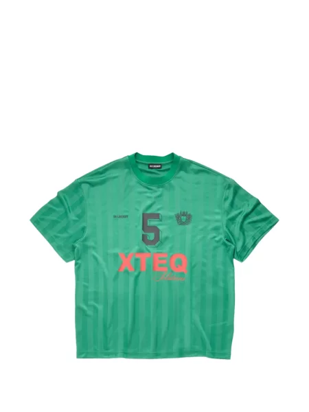 Tricou Han Kjøbenhavn cu dungi cu imagine verde