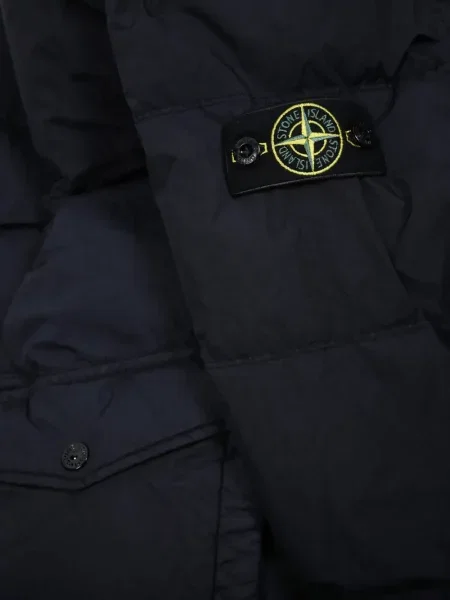 Płaszcz dziecięcy Stone Island niebieski