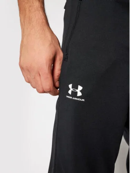 UNDER ARMOUR Sportinės kelnės / balta juoda