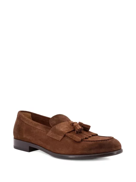 Pantofi loafer Doucal's cu franjuri maro