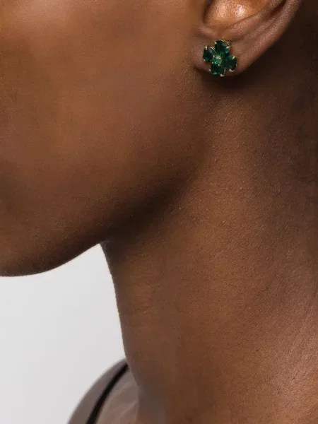 Auskarai Swarovski auksinė