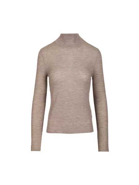 Sweter Lisa Yang brązowy