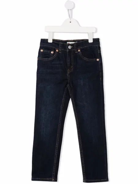 Jeansy skinny dziecięce Levi's niebieskie