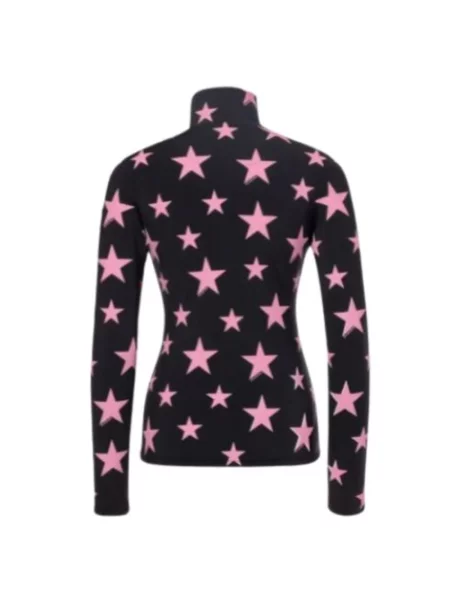 Sweter z golfem Goldbergh do golfa różowy