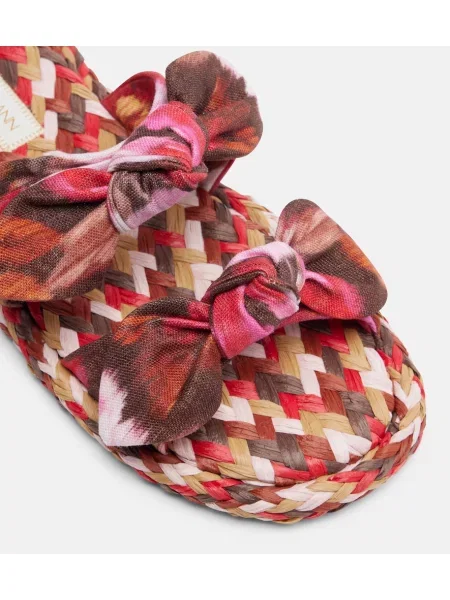 Espadrile Zimmermann cu imagine roz