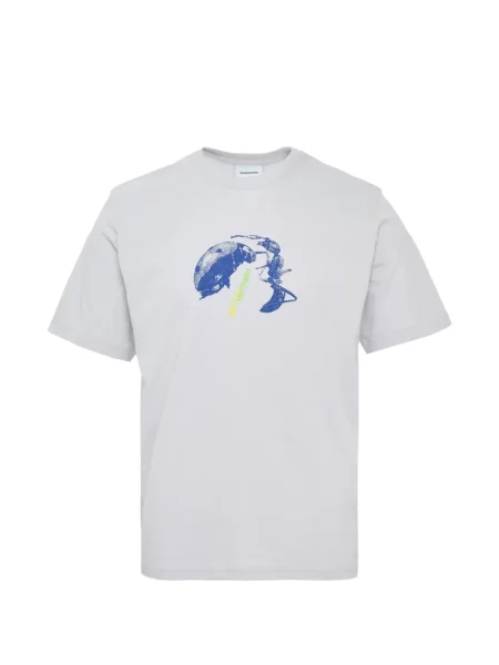 Tričko This Is Never That s potiskem šedé