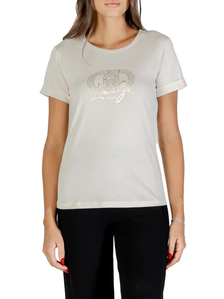 Koszulka Liu Jo z nadrukiem czarna