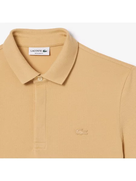 Поло Lacoste бежевое