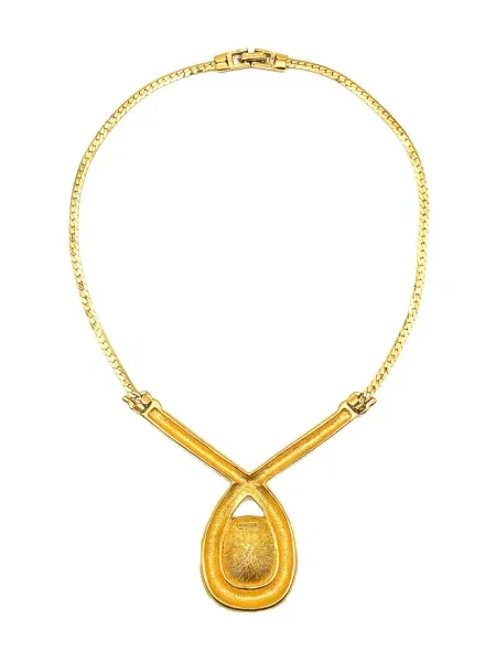 Colier Jennifer Gibson Jewellery de cristal auriu