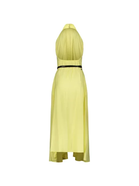 Cu centură rochie midi Ellery galben