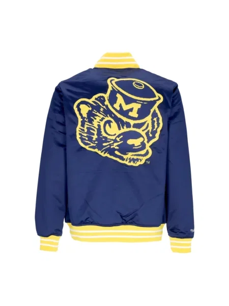 Kurtka bomber Mitchell & Ness niebieski