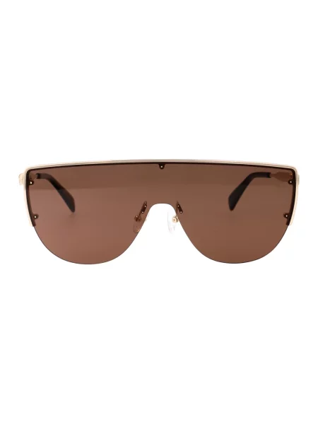Okulary przeciwsłoneczne Alexander Mcqueen żółte