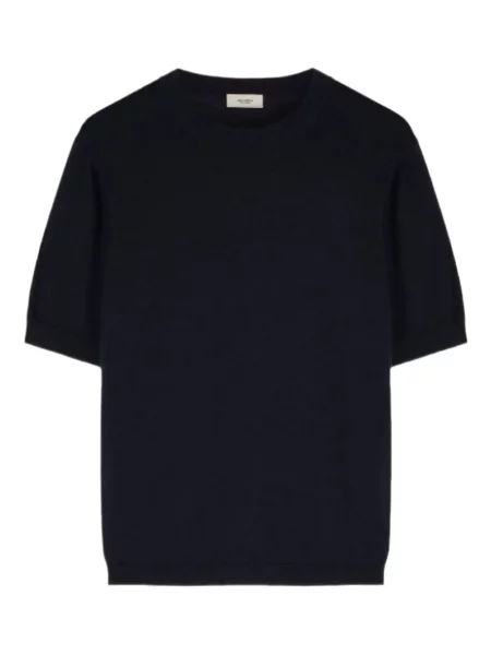 Пуловер Agnona с кръгло деколте черно