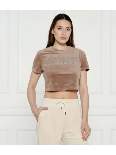 GUESS ACTIVE Bluză COUTURE | Cropped Fit bej