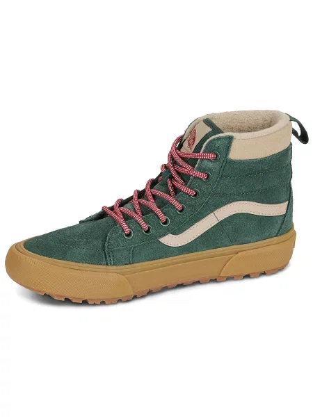 Členkové topánky Vans zelená