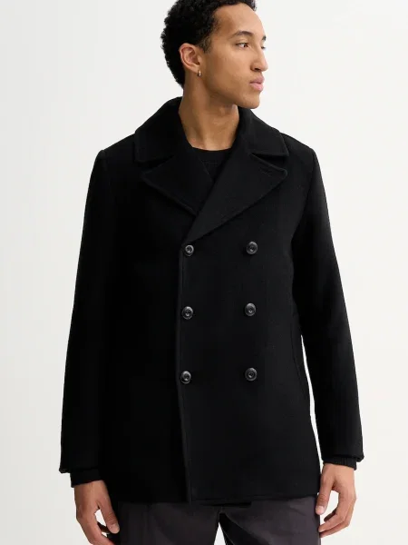 Palton G-star de lână negru