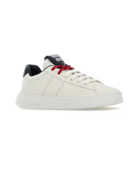 Sneakersy Miu Miu białe