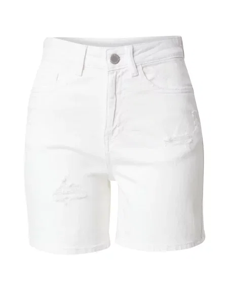 VILA Jeans VIJAF' alb