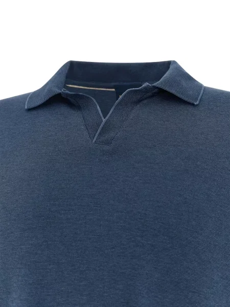 Gulerat tricou Paul & Shark albastru