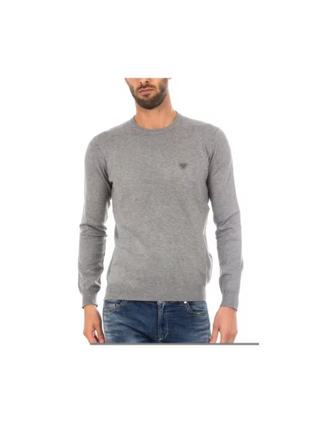 Sweter Armani Jeans szary
